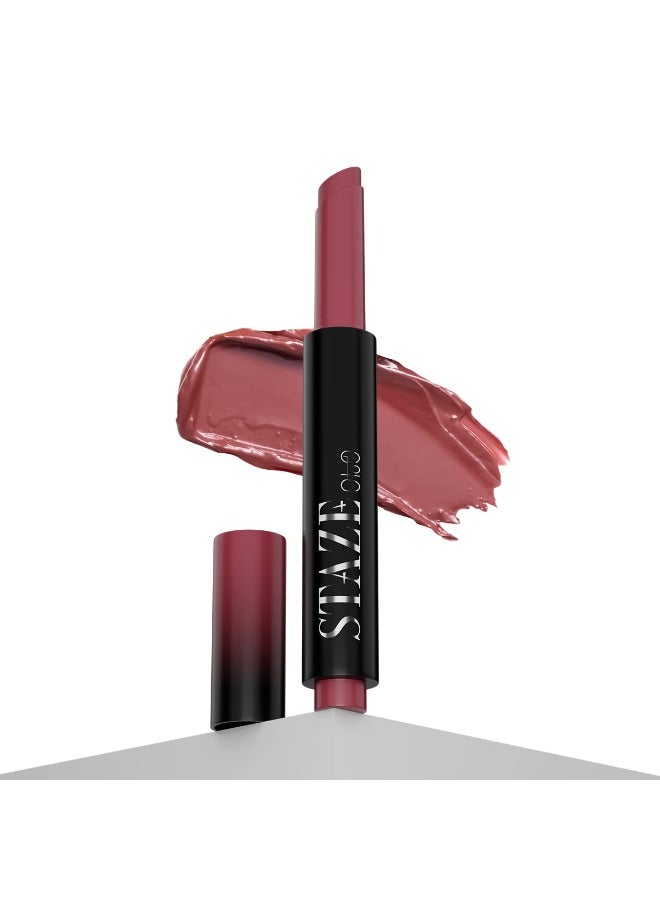 Staze 9to9 Y.U.M.M.Y Lip Gloss Balm | Intense High-Shine Gloss Finish | With SPF 15 | Lightweight | 02 Lush Berry | 2g - Image 1